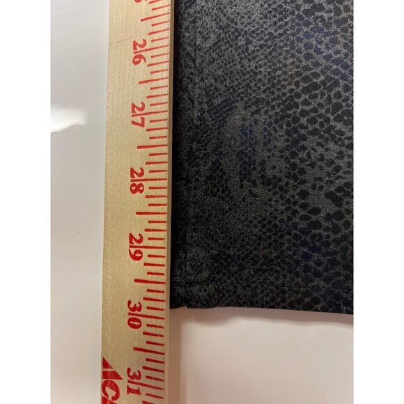 Kut from the Kloth Women's Snakeskin Pattern Black Pants Skinny Size 6 Rayon - Picture 9 of 12